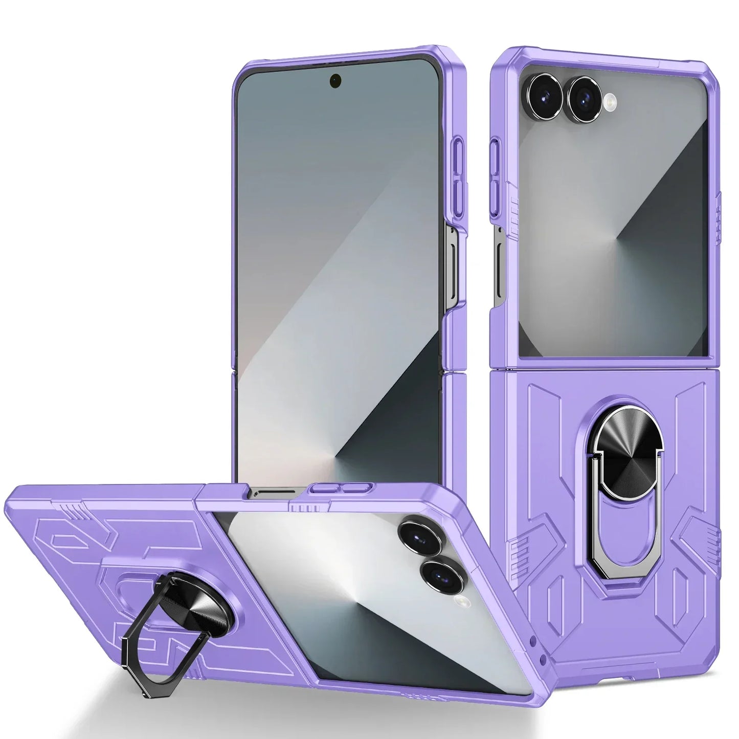 Rugged Armor Ring Case for Galaxy Z Flip Series