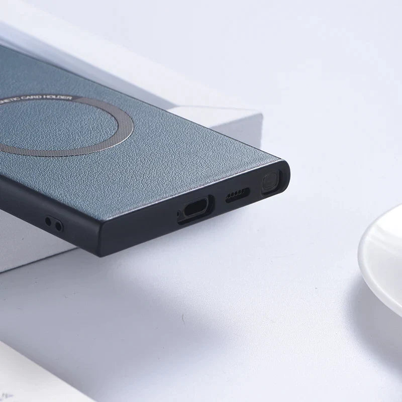 S24 Ultra Magnetic Leather Case - Odin case