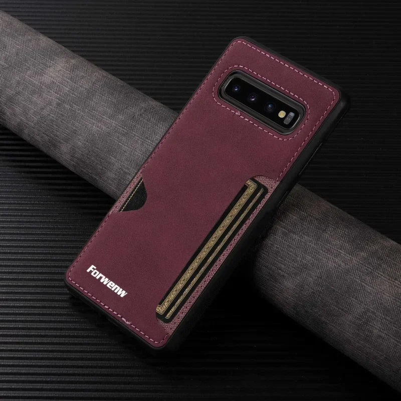 RetroVault™ Card Slot Leather Case