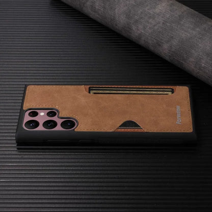 RetroVault™ Card Slot Leather Case