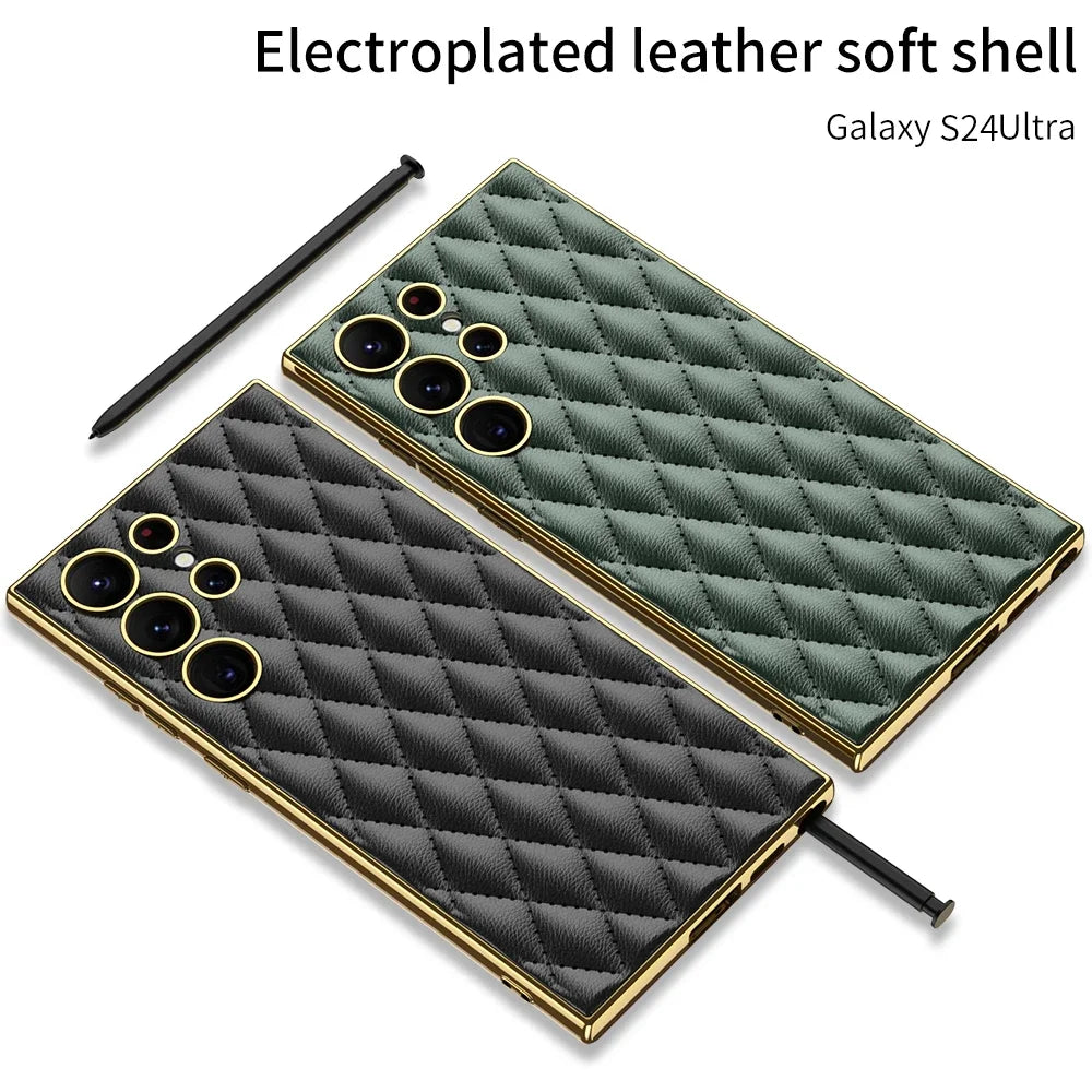 Samsung Galaxy S24 Luxury Leather Case - Odin case