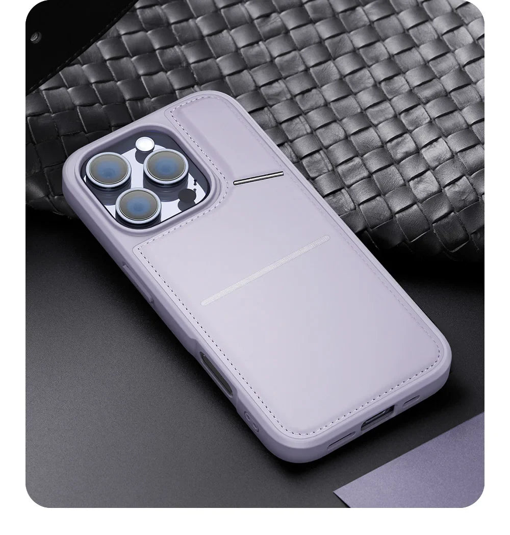 3-in-1 MagSafe Case for iPhone 13-16 Pro Max with Wallet & Stand