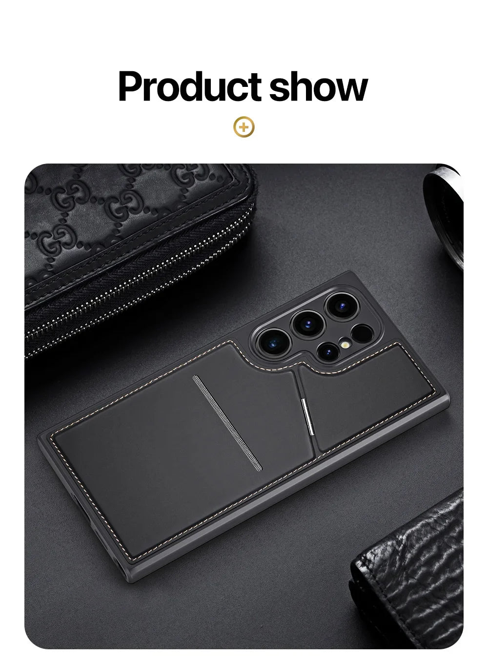 Magnetic 3-in-1 Wallet Case for Samsung S24 Series