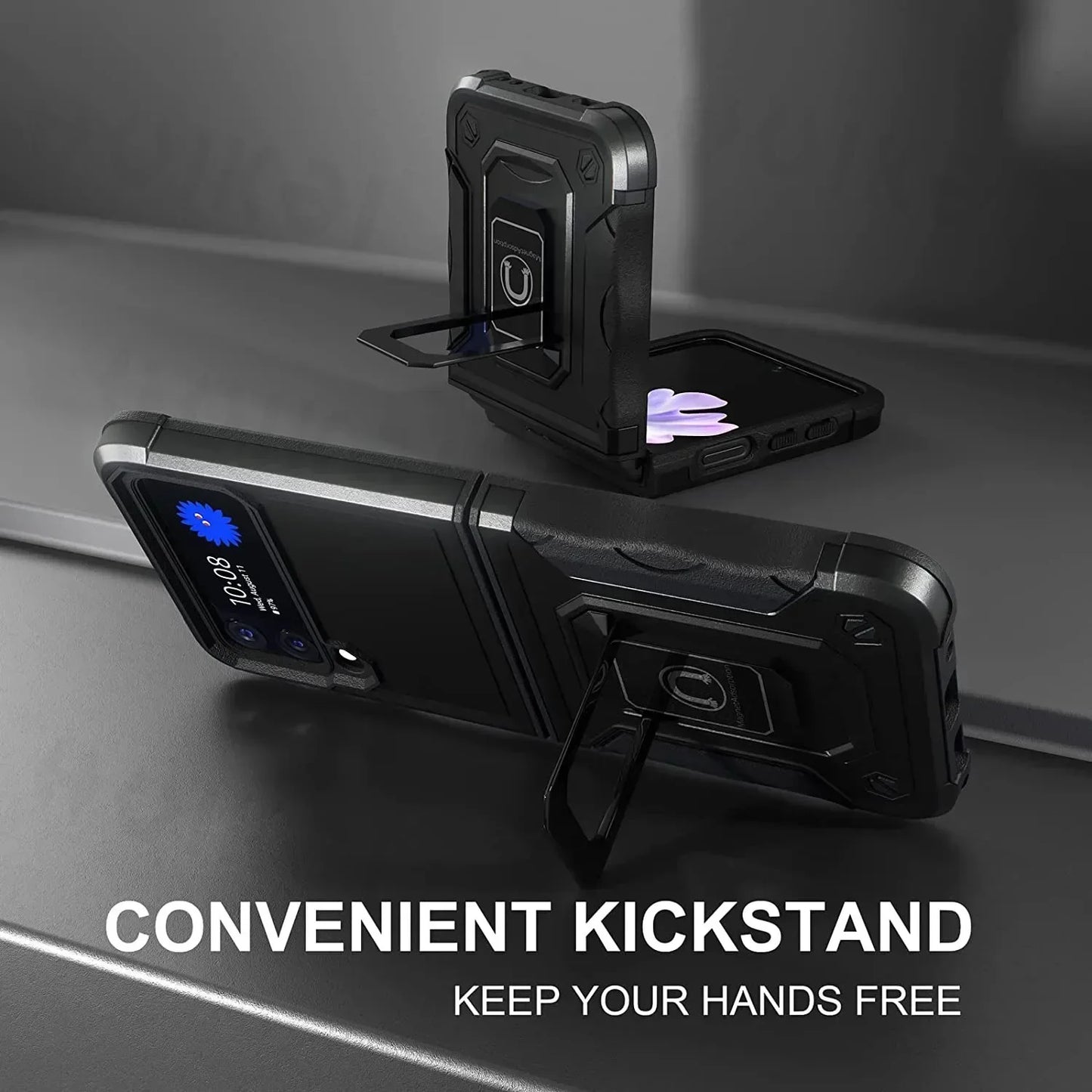 Military-Grade Armor Case for Galaxy Z Flip 3-6