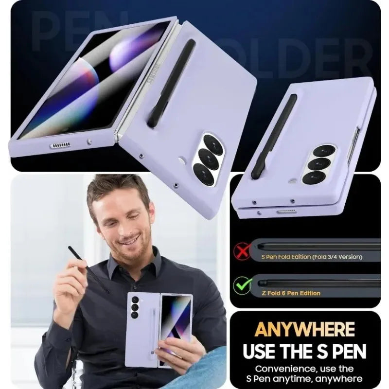 FlexGuard PenMate – Silicone Case with S Pen Holder for Galaxy Z Fold