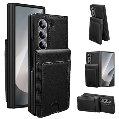 FoldLux Wallet – Leather Folio Case with Built-in Screen Protector for Z Fold Series