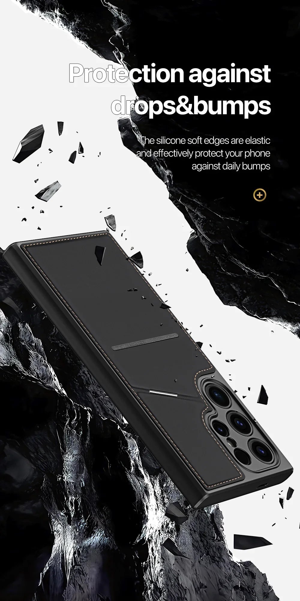 Magnetic 3-in-1 Wallet Case for Samsung S24 Series