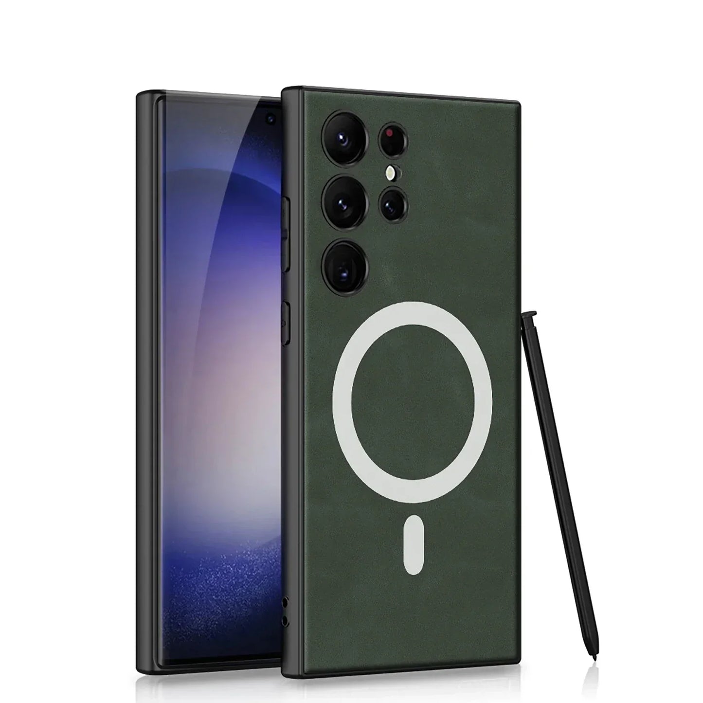 Shockproof Magnetic Wireless Charging S24 Ultra Case - Odin case