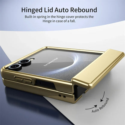 Metal Case with Full Hinge Protection for Galaxy Z Flip Series