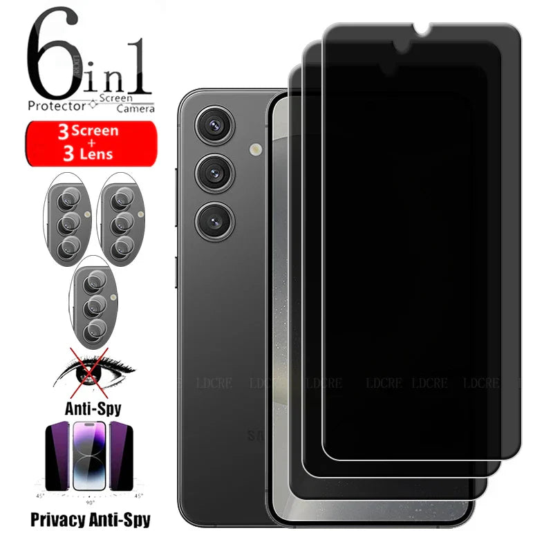 6-in-1 Samsung Galaxy S Series Privacy Screen Protector