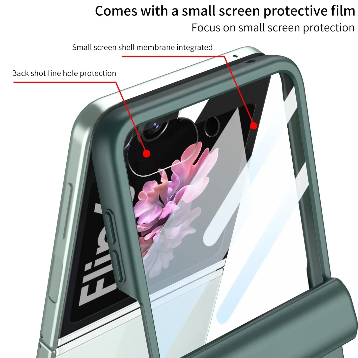 Shockproof Case with Magnetic Hinge Protection for Samsung Z Flip 6