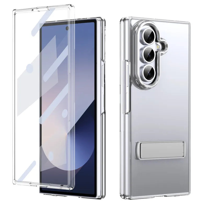 Transparent Kickstand Case for Galaxy Z Fold 7