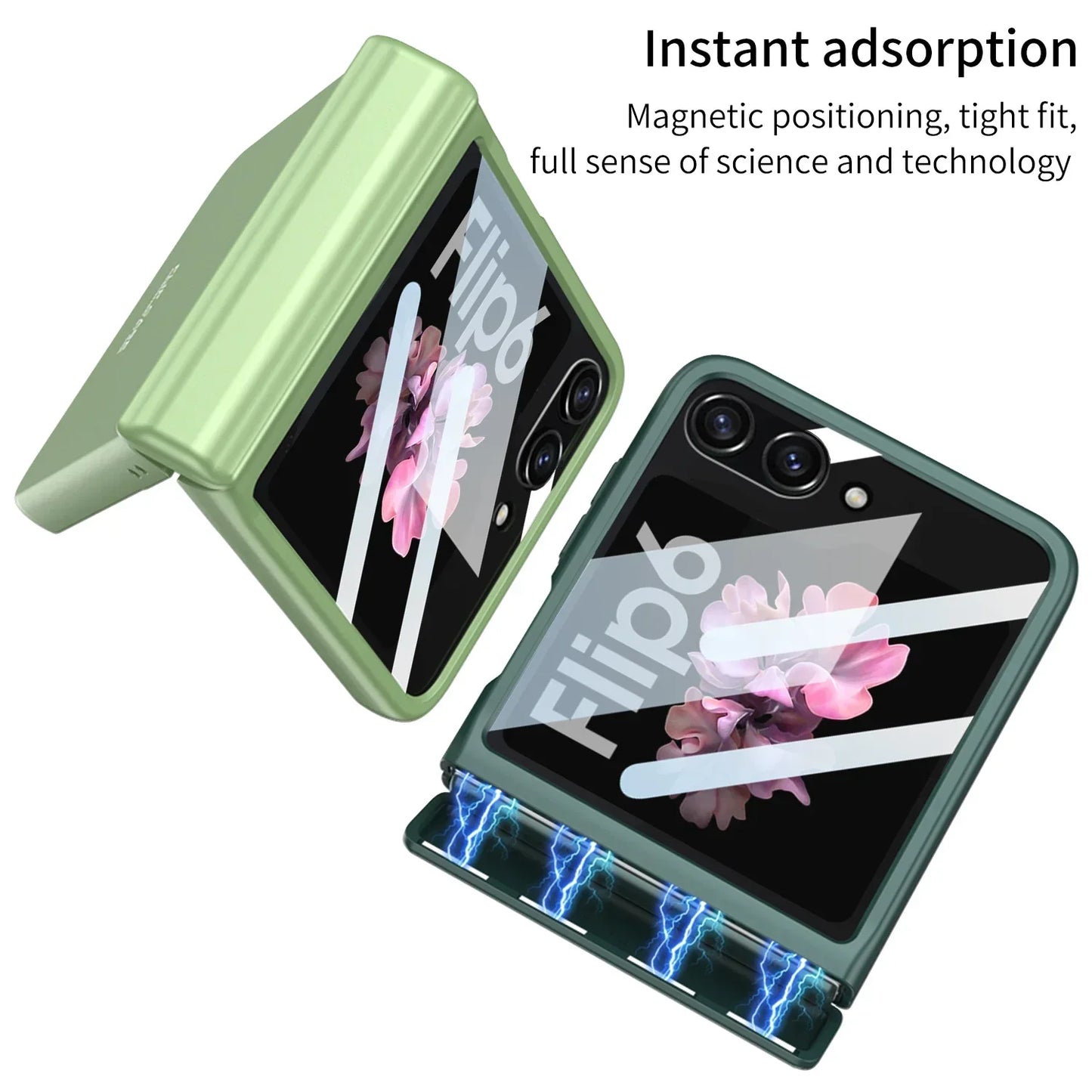 Shockproof Case with Magnetic Hinge Protection for Samsung Z Flip 6