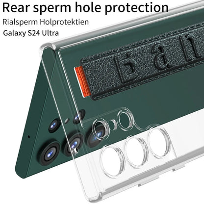 Shockproof Transparent S24 Ultra Case with Wristband - Odin case