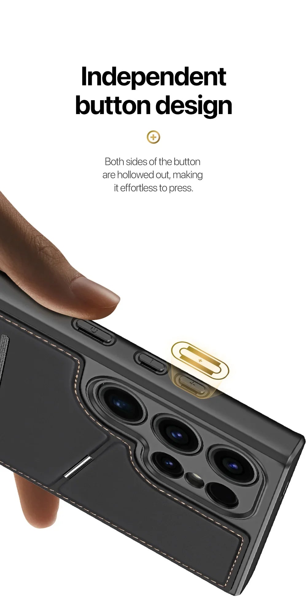 Magnetic 3-in-1 Wallet Case for Samsung S24 Series