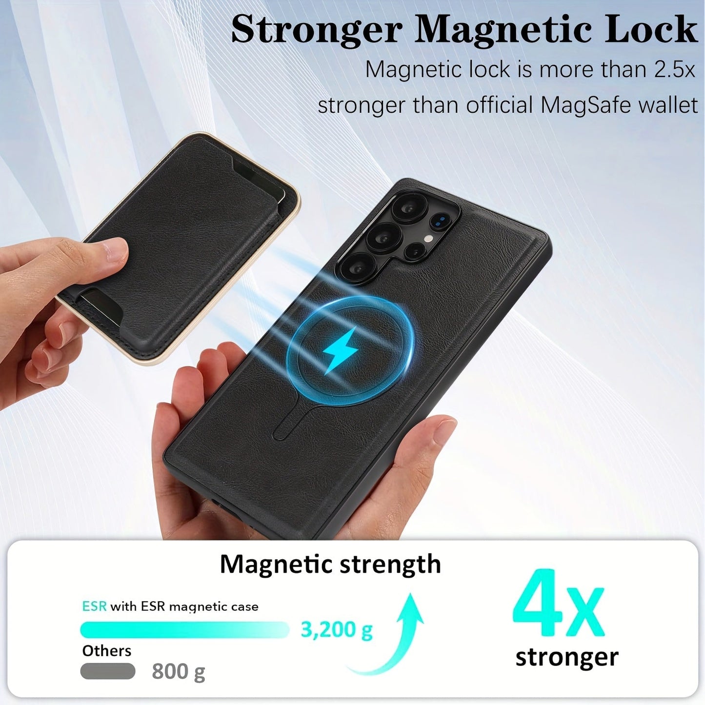 ExecLayer Pro – 2-in-1 Business Leather Wallet Case for Galaxy S Ultra & Plus Series