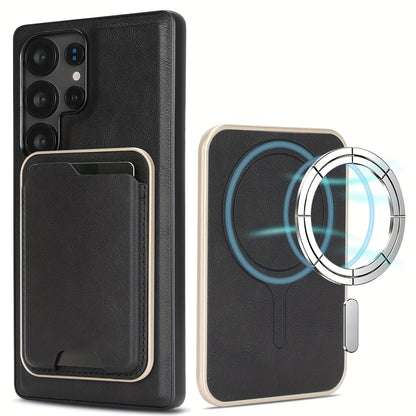 ExecLayer Pro – 2-in-1 Business Leather Wallet Case for Galaxy S Ultra & Plus Series