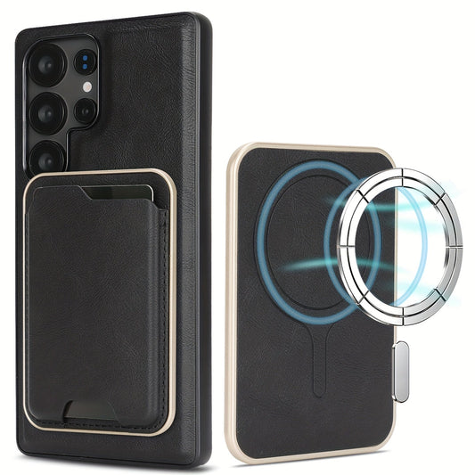 ExecLayer Pro – 2-in-1 Business Leather Wallet Case for Galaxy S Ultra & Plus Series