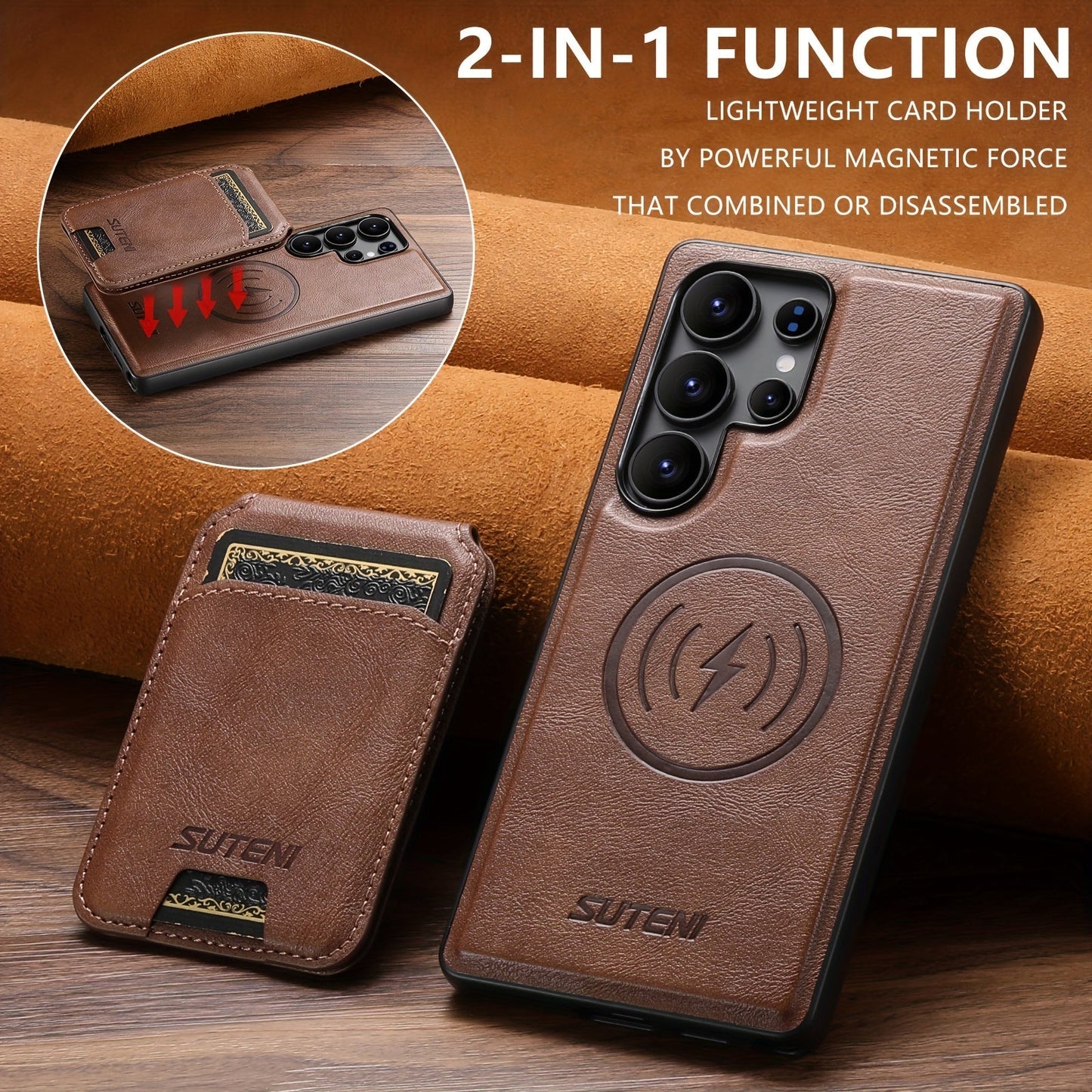 MagFold Wallet Stand Case For Samsung Galaxy S Series