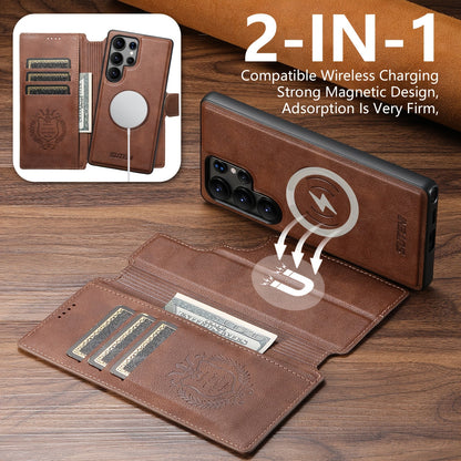 MagPort Wallet Leather Case For Samsung Galaxy S Series