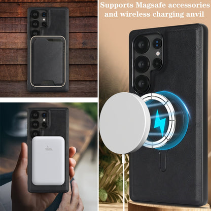 ExecLayer Pro – 2-in-1 Business Leather Wallet Case for Galaxy S Ultra & Plus Series