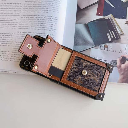 Luxury Fold Wallet Case