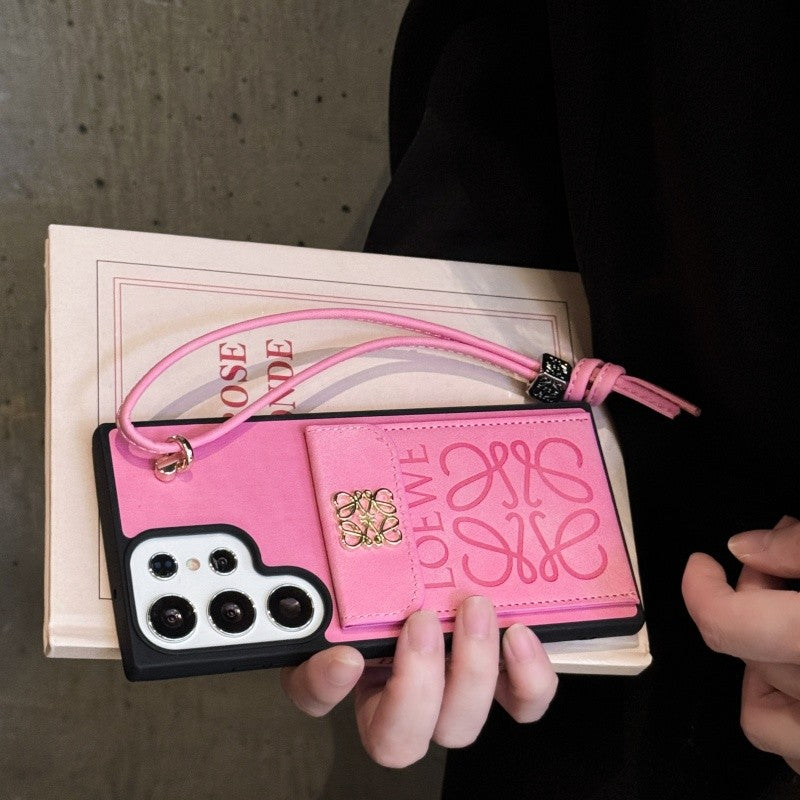 LuxeLeather™ Embossed Wallet Case