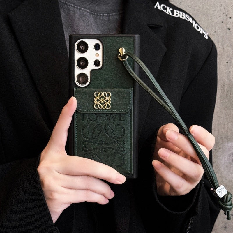 LuxeLeather™ Embossed Wallet Case