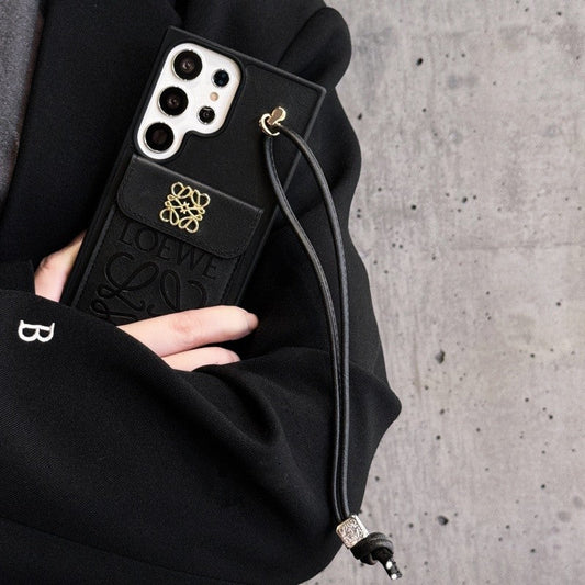 LuxeLeather™ Embossed Wallet Case